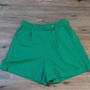 Vibrant Green Women's Bermuda Shorts